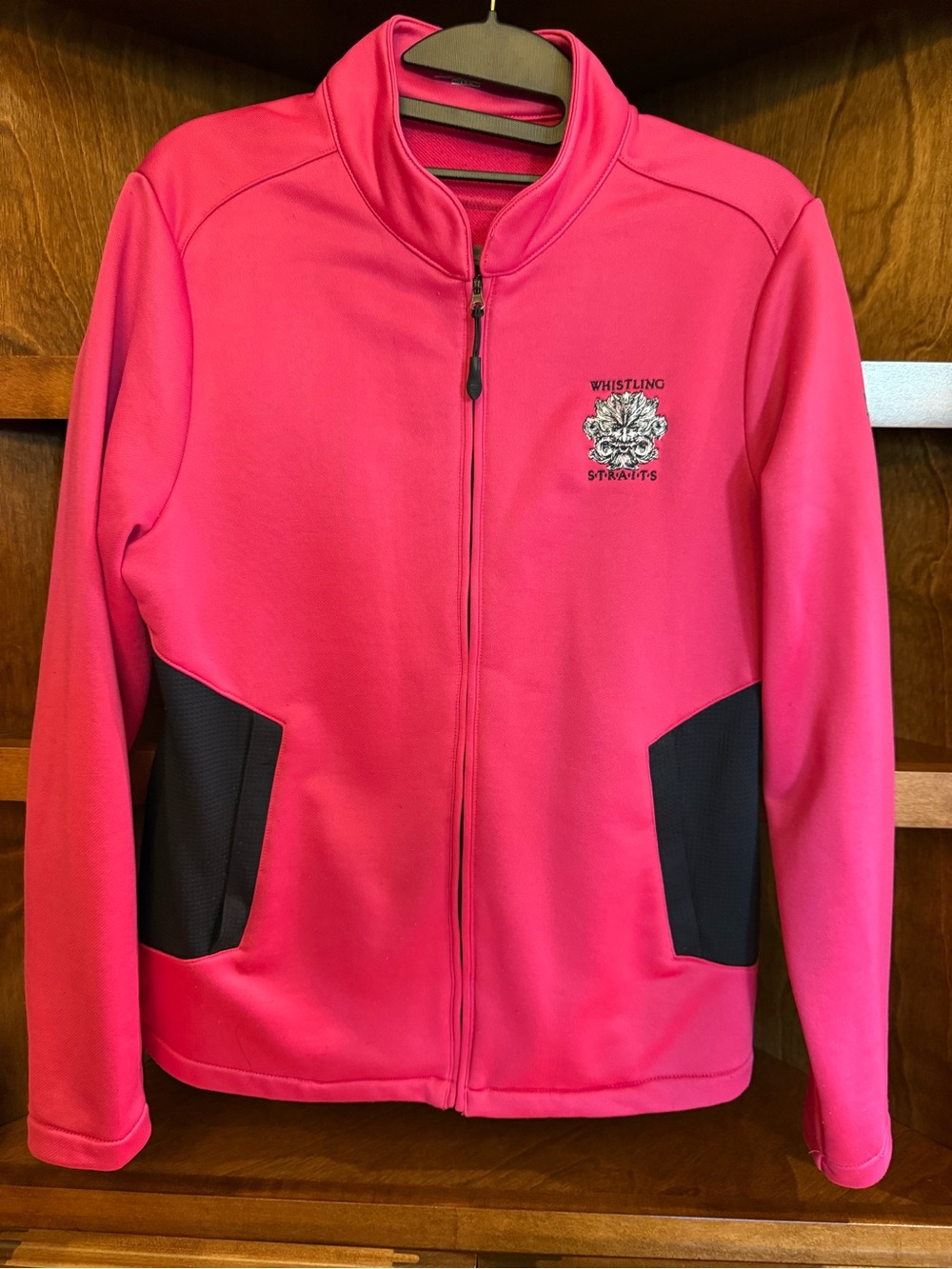 Under Armour ColdGear Whistling Straits Jacket Womens Small Pink Golf